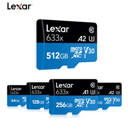 Карта памяти Micro SD Lexar 633X. Class 10 UHS-1 U1/U3