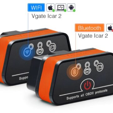 Диагностический сканер OBD ELM327 Vgate iCar2 Bluetooth / Wi-Fi Диагностика автомобиля