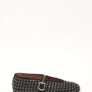 Alaia Strass Ballet Flats
